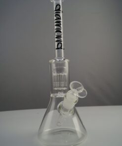 12'' Diamond Glass 8-Arm Tree Beaker