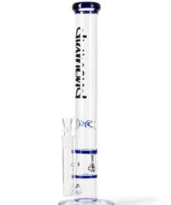 Diamond Glass 17" Double Honeycomb Straight Tube