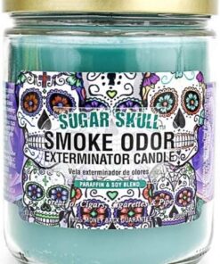 Smoke Odor Candle- Sugar Skull